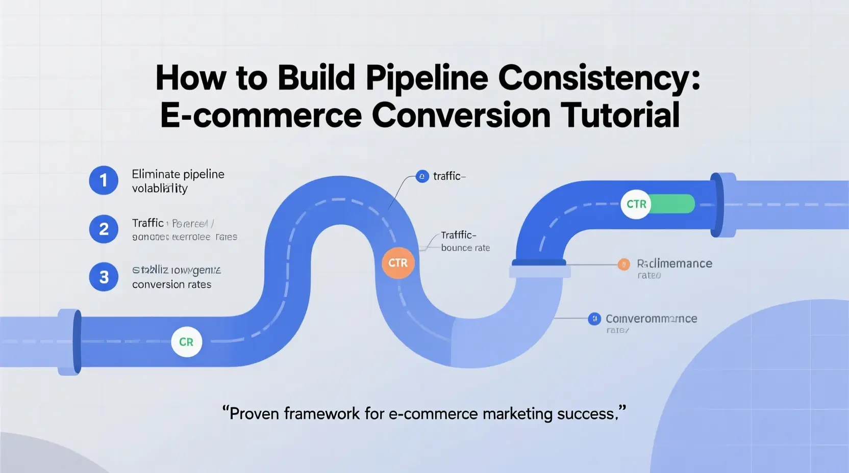 Pipeline consistency and conversion rate optimization strategies for e-commerce marketing teams
